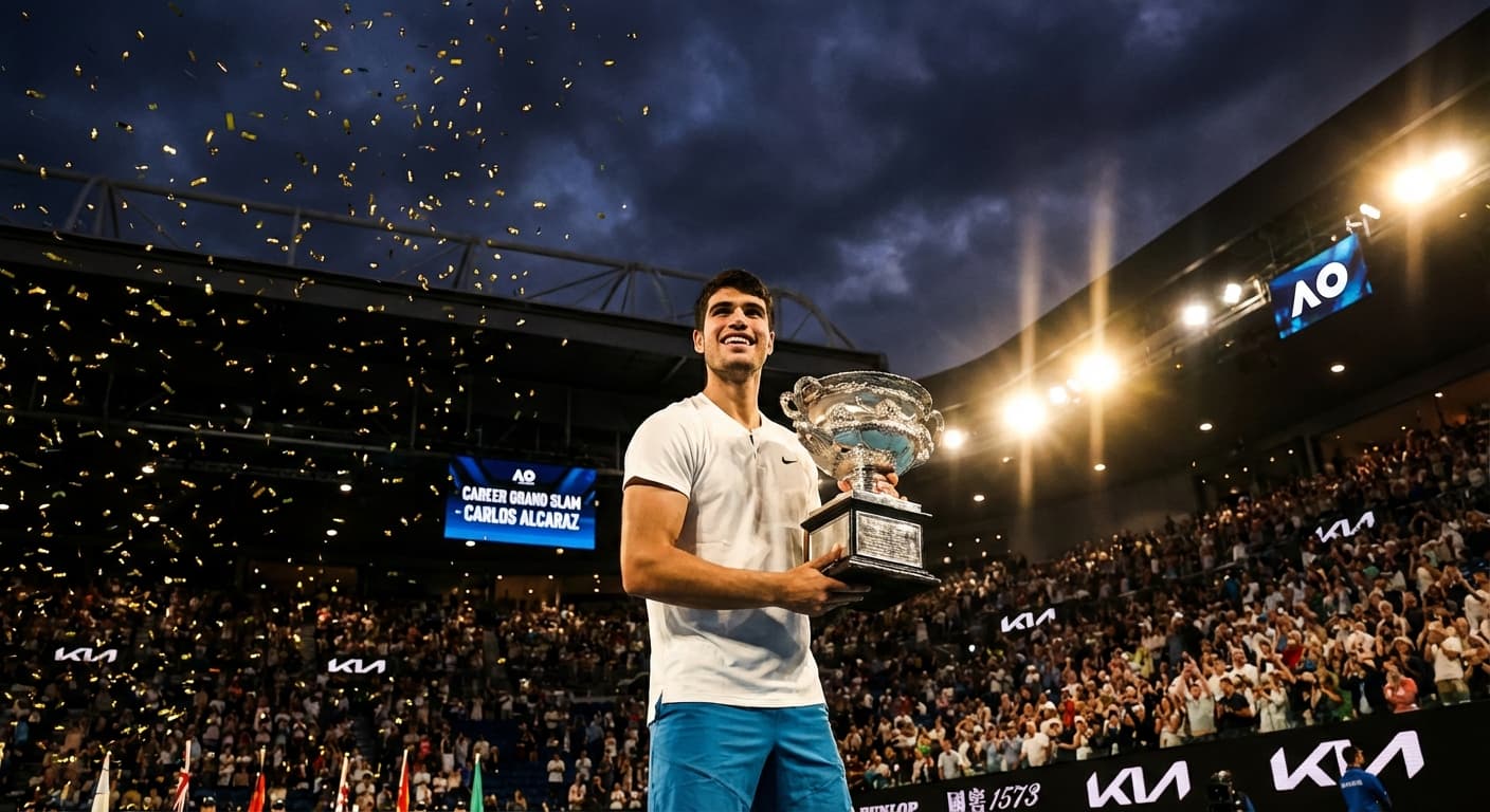 Alcaraz Completes Career Grand Slam with Australian Open Triumph Over Djokovic