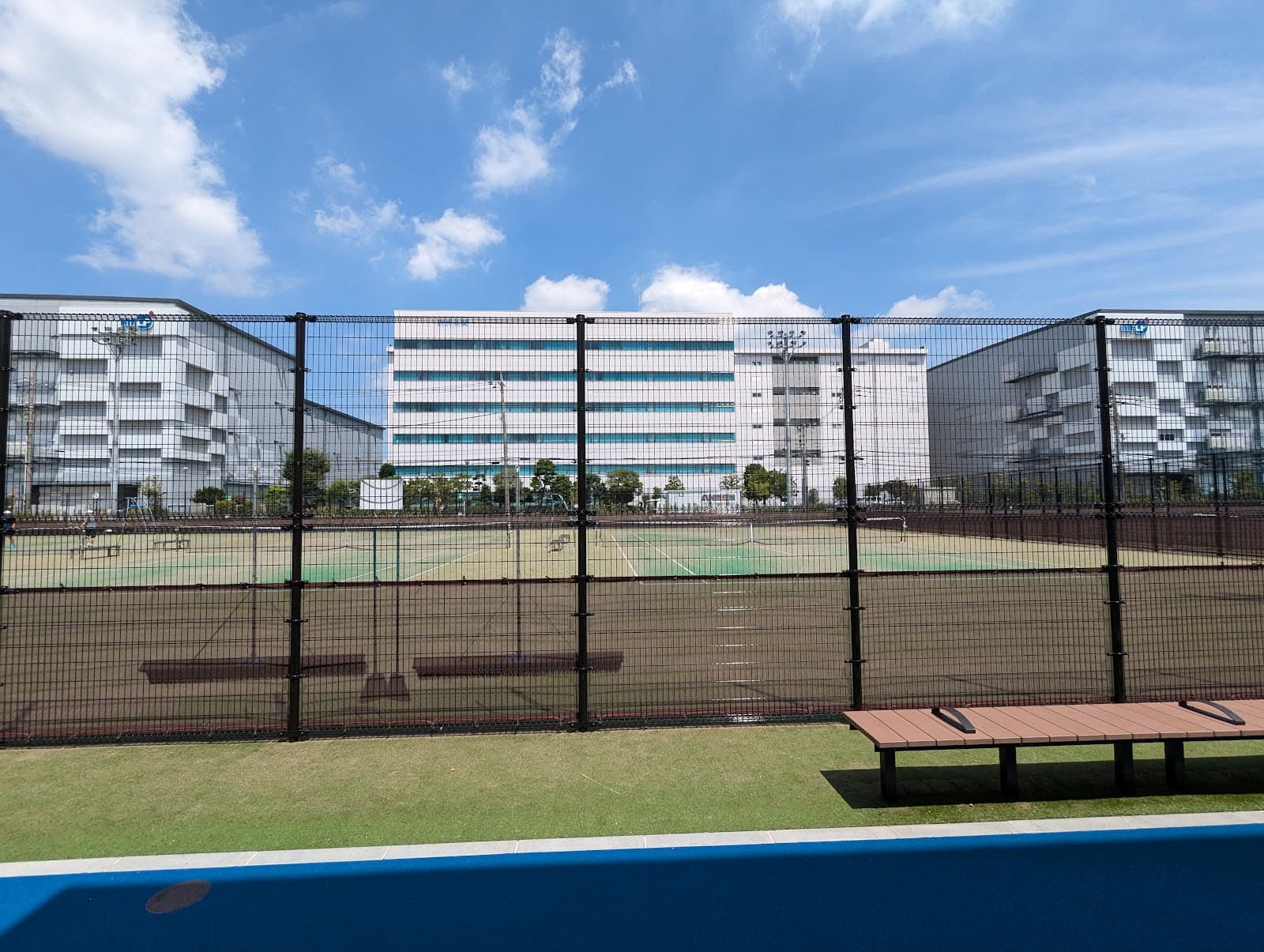 富士見公園テニスコート 壁打ちコーナー